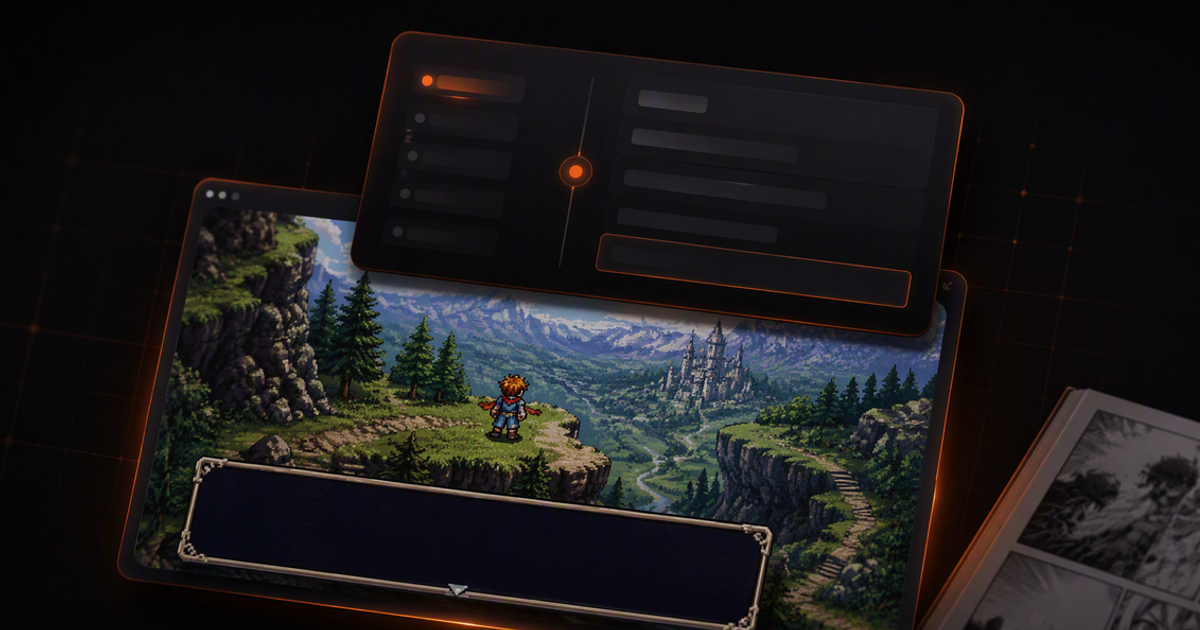 Tela de jogo em japonês com a tradução em português sobreposta pelo Sincron Screen Tools